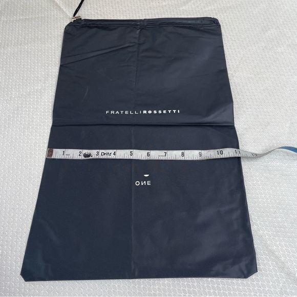 Fratelli Rossetti One Empty Dust Bag Shoe Black Vinyl Drawstring - Picture 5 of 7